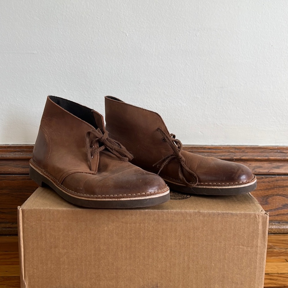 Brown Clark’s Men’s Boots